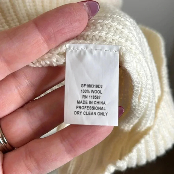 Jason Wu Grey Label Cream Wool Knit Sweater Size Small - Picture 3 of 8